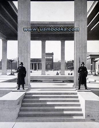 Nazi Honor Temples Munich with SS guards