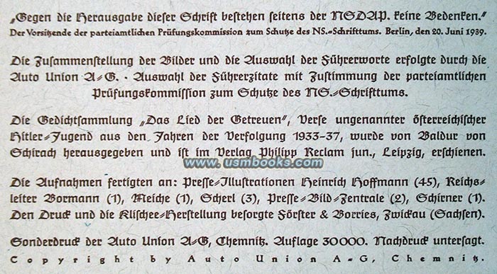 Copyright Auto-Union Chemnitz