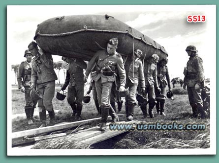 Unsere Waffen-SS - Mit dem Floßsack zum Fluß