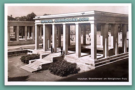 Nazi Honor Temples Munich with SS guards