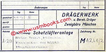 Schutzlüfteranlage NSDAP