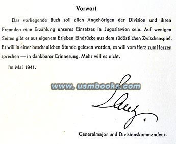 Generalmajor und Divisionskommandeur Hubert Lanz