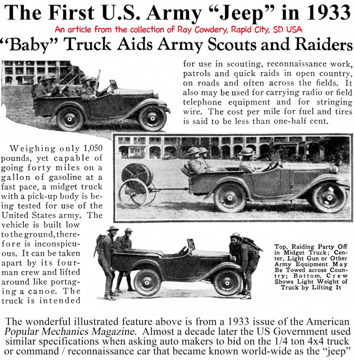 US Army jeep