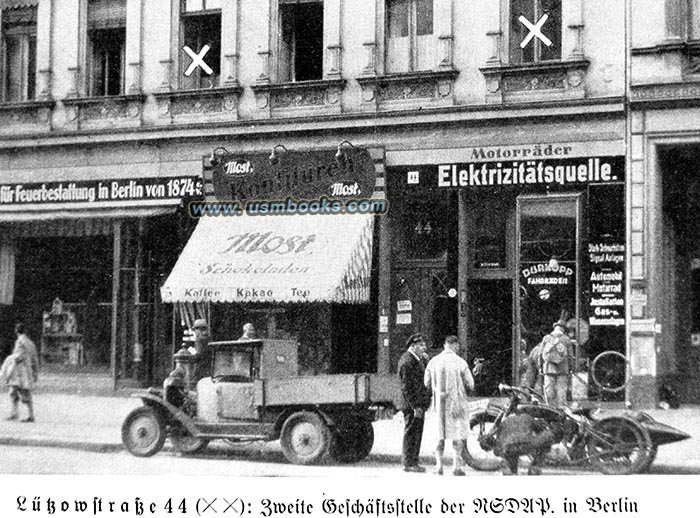Nazi Party office Berlin, Luetzowstrasse 44