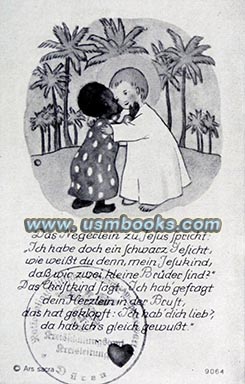 Religious propaganda example, race mixing