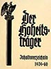 1940 Der Hoheitstraeger Nazi leadership magazine INDEX