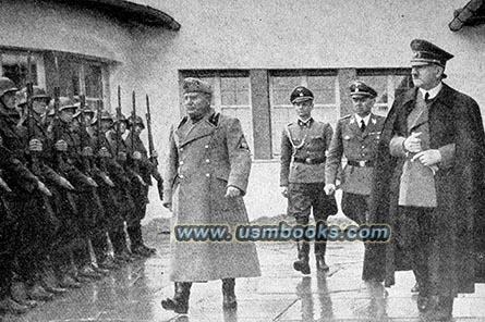 Benito Mussolini and Adolf Hitler