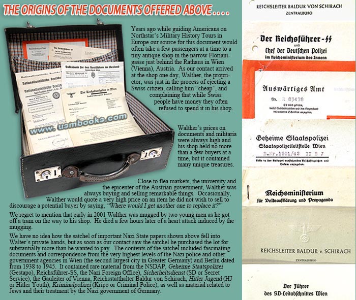 RFSS, Gestapo, Kriminalpolizei, SD Gestapo, Kripo Wien