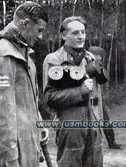 Luftwaffe pilots with ammo cans