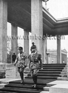 Adolf Hitler and Benito Mussolini