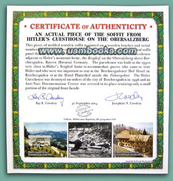 Certificate of Authenticity