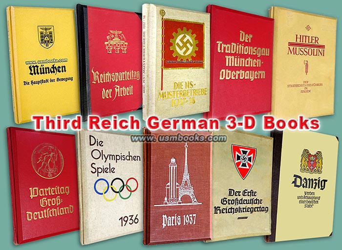 Nazi stereo photo albums, 3. reich Raumbild Album mit Brille