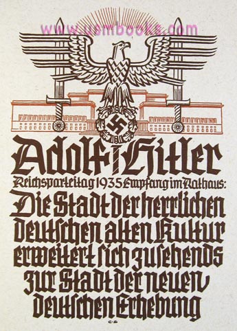 Nazi eagle and swastika