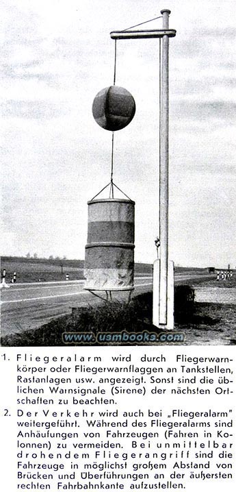 Fiegeralarm auf der Reichsautobahn, RAK-Tankwart Juli 1940