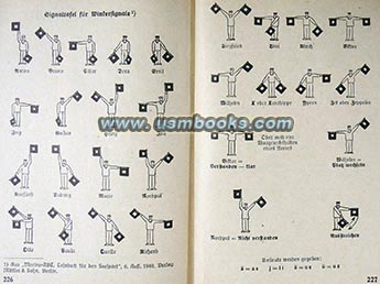 Nazi code flag charts