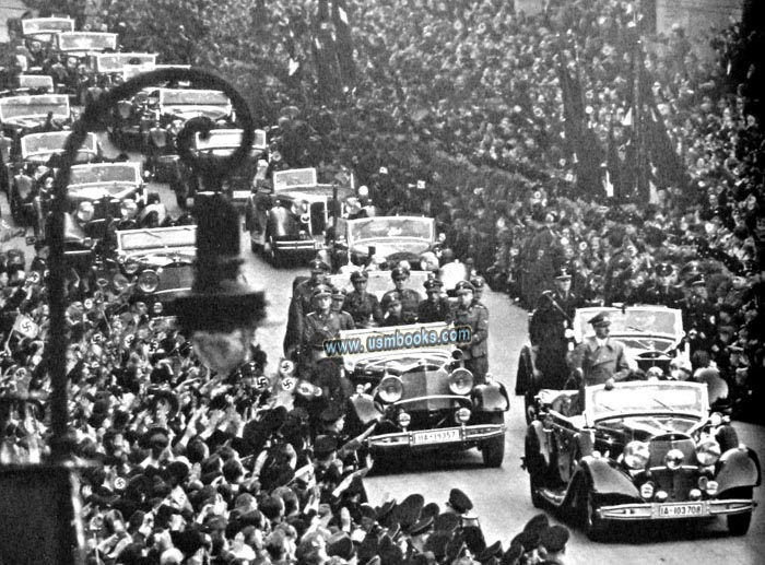 Hitler's triumphant entry in Vienna